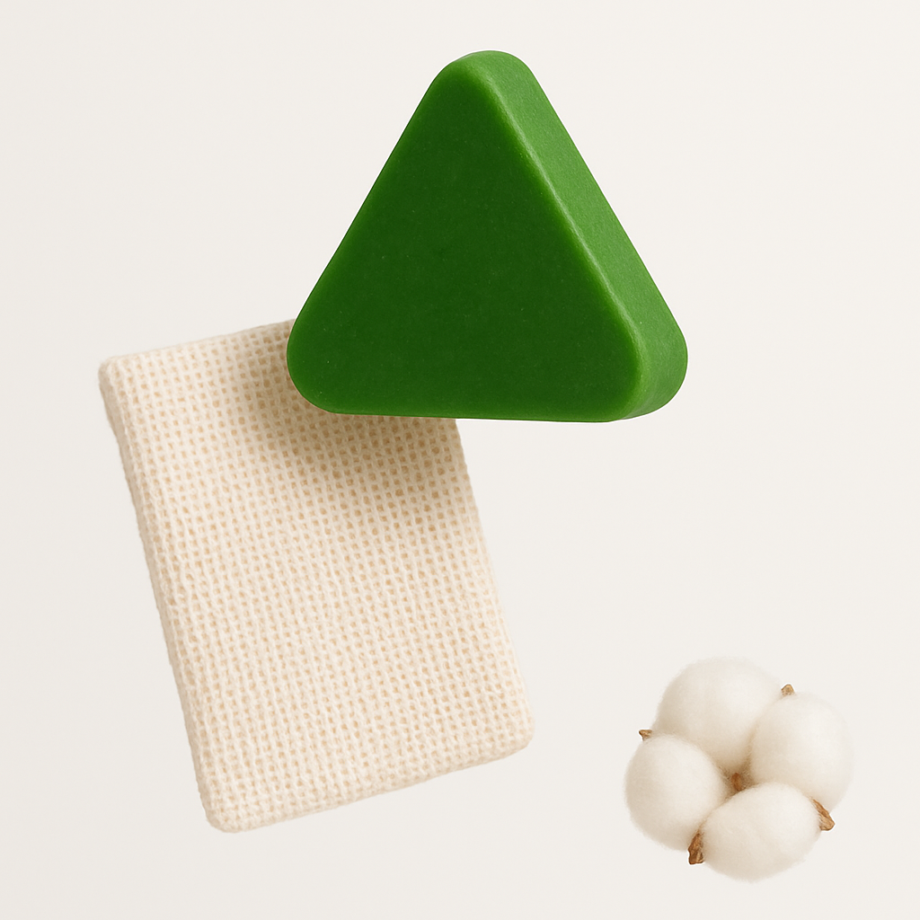 Seifen-Netz aus reiner Baumwolle – 2er-Set