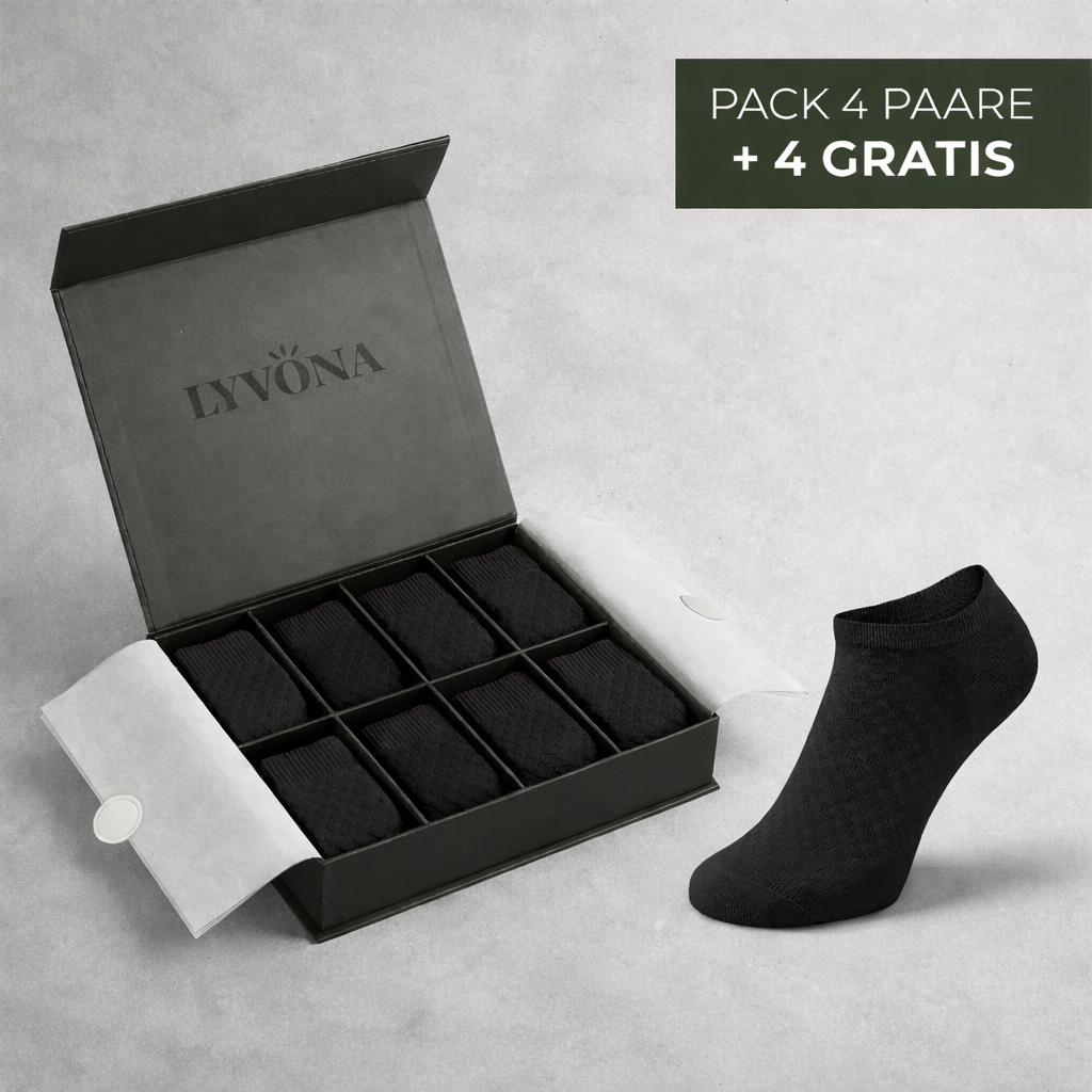Lyvona kurze Socken aus hochwertigem Bambus – Geruchsneutral