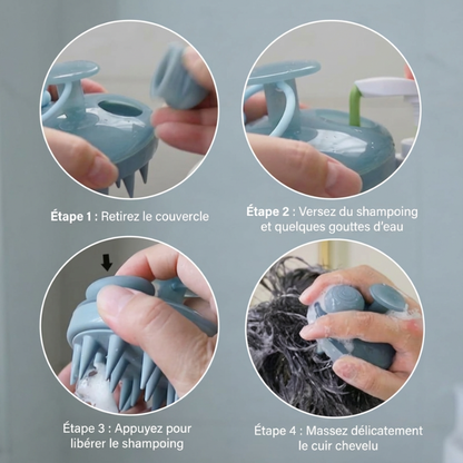 ScalpCare – Peeling-Bürste für die Kopfhaut von Lyvona