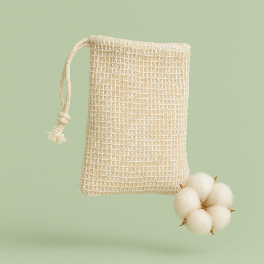 Seifen-Netz aus reiner Baumwolle – 2er-Set