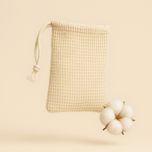 Seifen-Netz aus reiner Baumwolle – 2er-Set