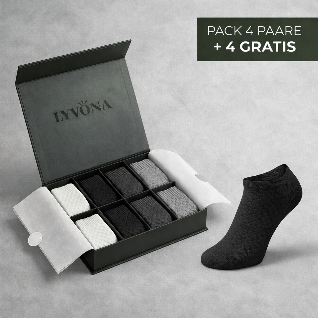 Lyvona kurze Socken aus hochwertigem Bambus – Geruchsneutral