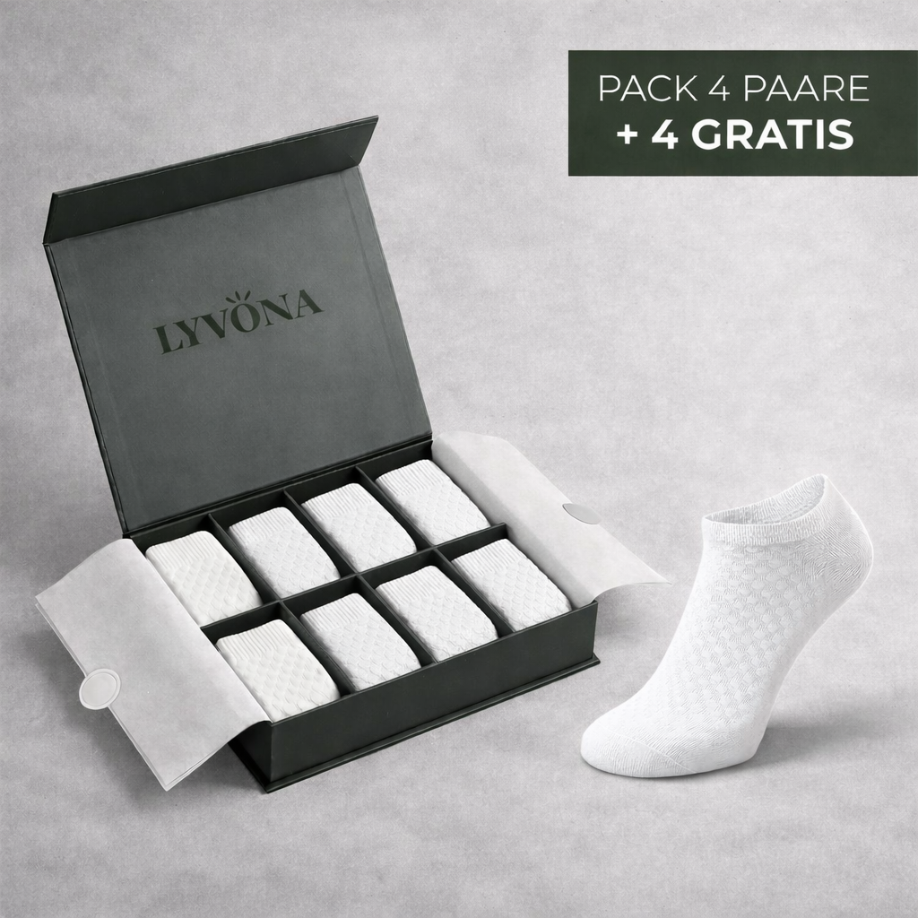 Lyvona kurze Socken aus hochwertigem Bambus – Geruchsneutral