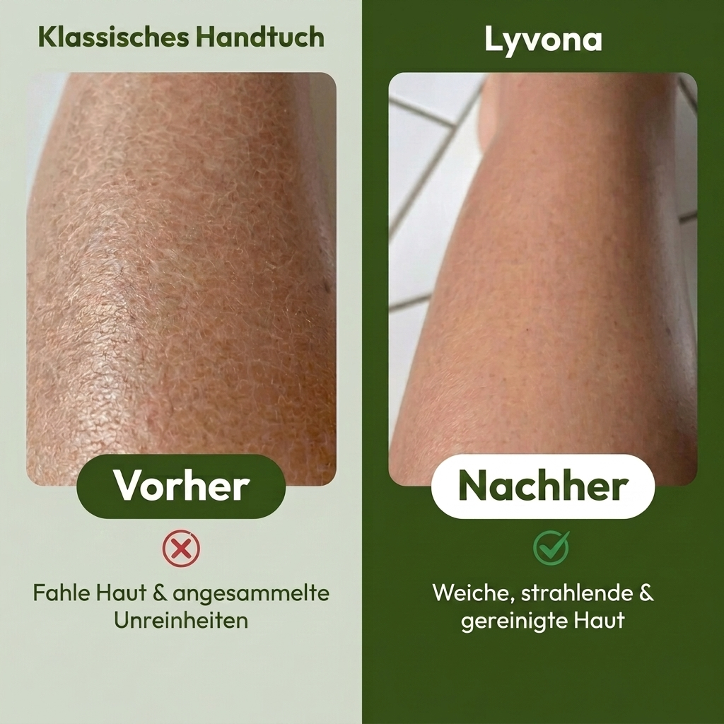 Lyvona Peeling-Duschhandtuch
